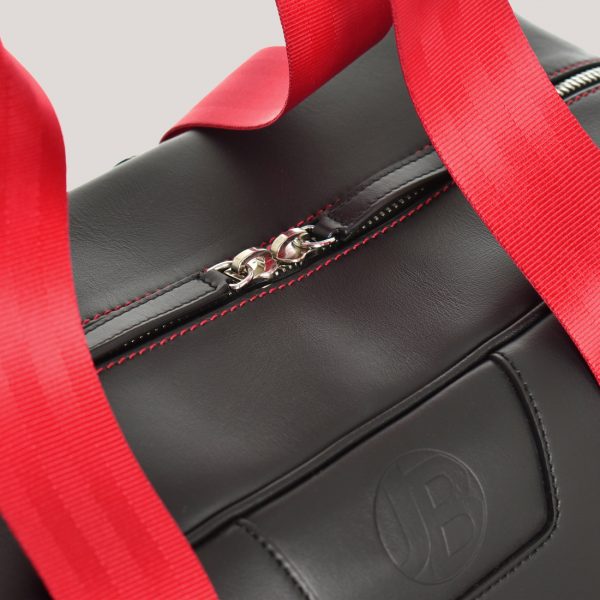 racing red holdall zip