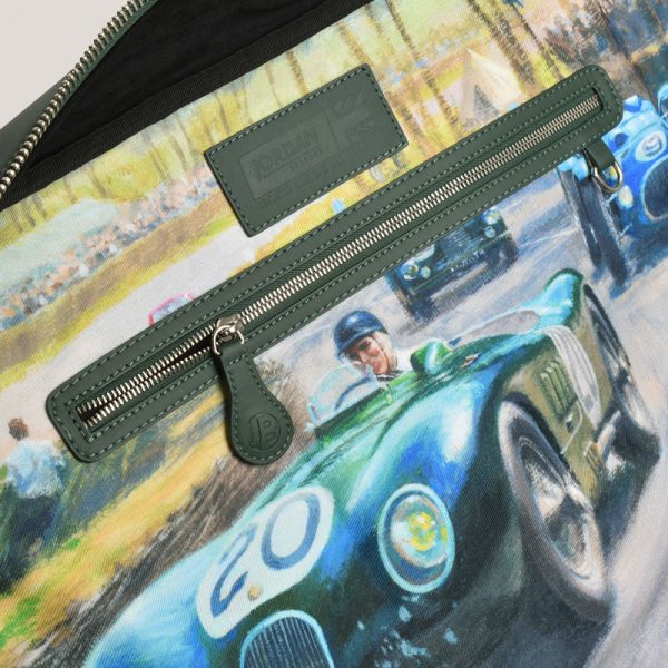 LM 20 Inspired Leather Art GTO – Motorsport Holdall 4