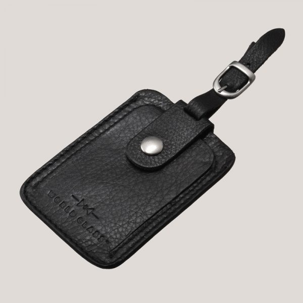 Luxury Leather Cabin Suitcase Black Italian Leather 8