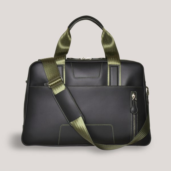 gto twin briefcase green strap