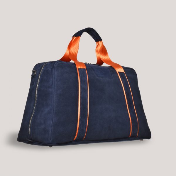 tuscan suede gto holdall blue angle