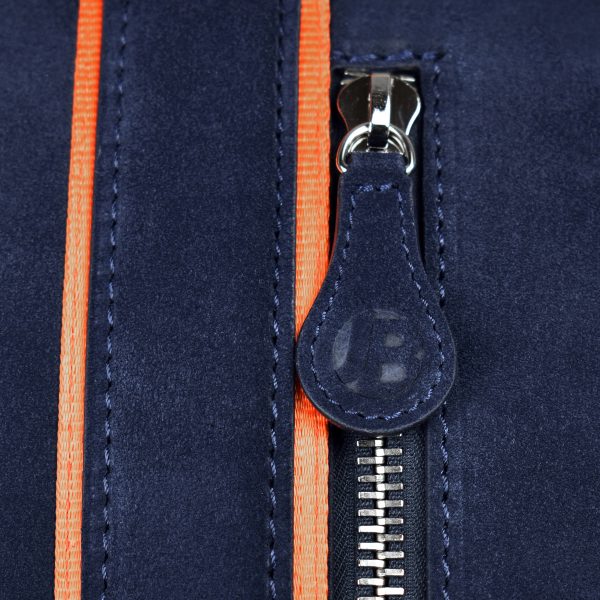 tuscan suede gto holdall blue detail