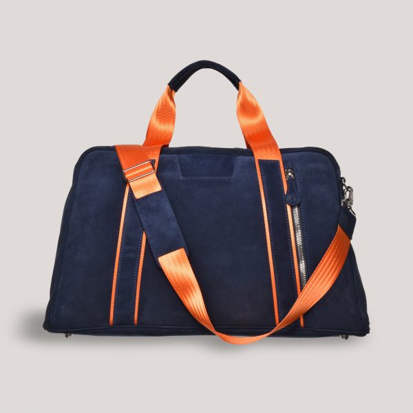 tuscan suede gto holdall blue strap