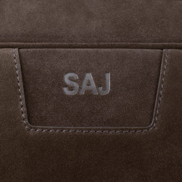 tuscan suede gto holdall brown logo