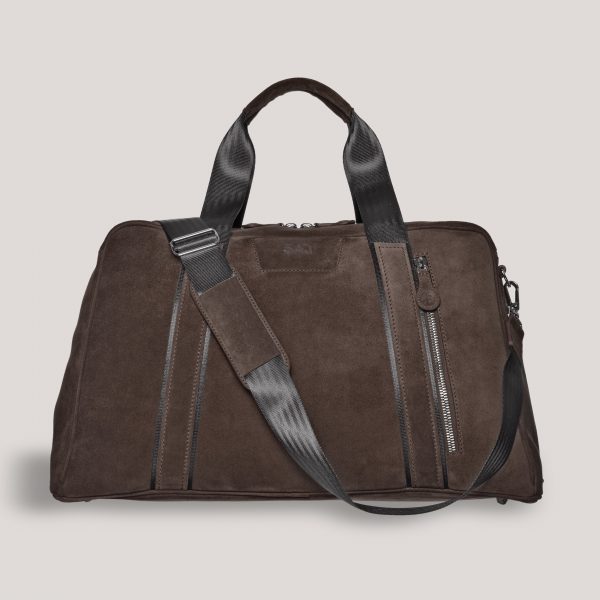 tuscan suede gto holdall brown strap