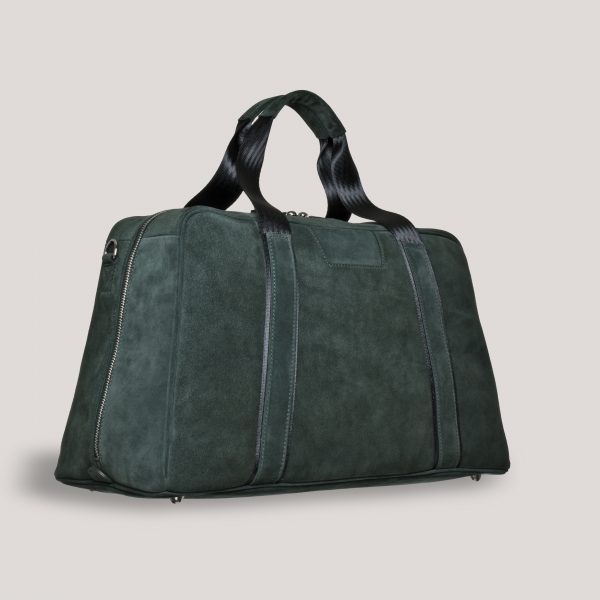 tuscan suede gto holdall green angle