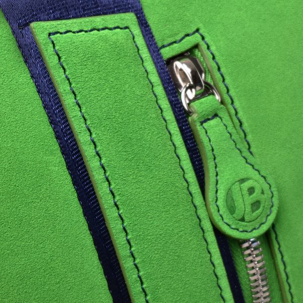 tuscan suede gto holdall lime detail 1