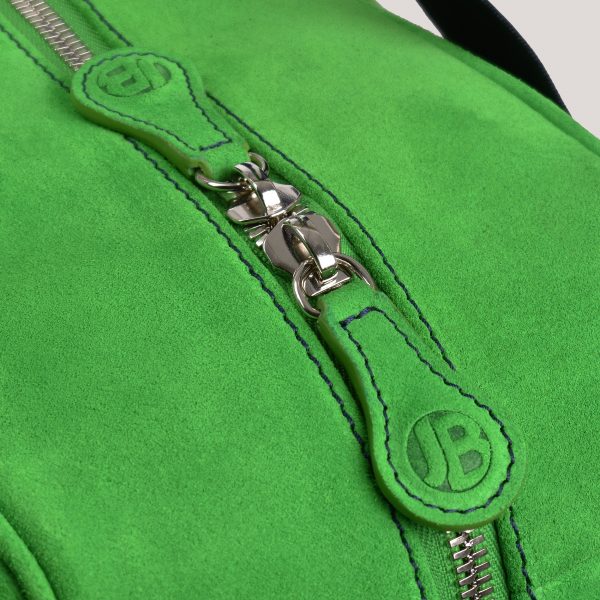 tuscan suede gto holdall lime zip
