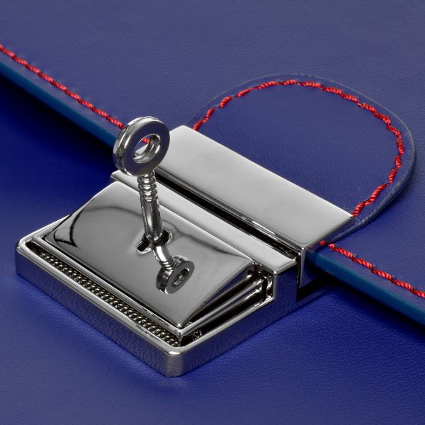 briefcase jaguar blue detail
