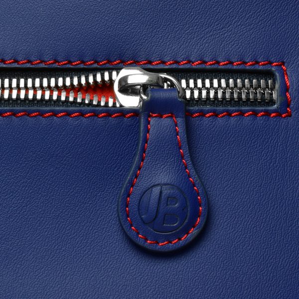 briefcase jaguar blue zip